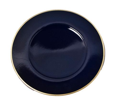 Cobalt Colored Charger Plate
