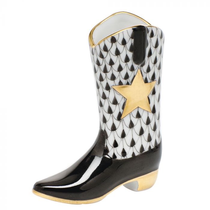 COWBOY BOOT - BLACK