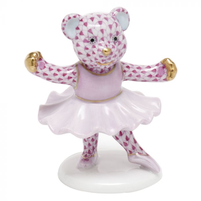 BALLERINA BEAR - RASPBERRY