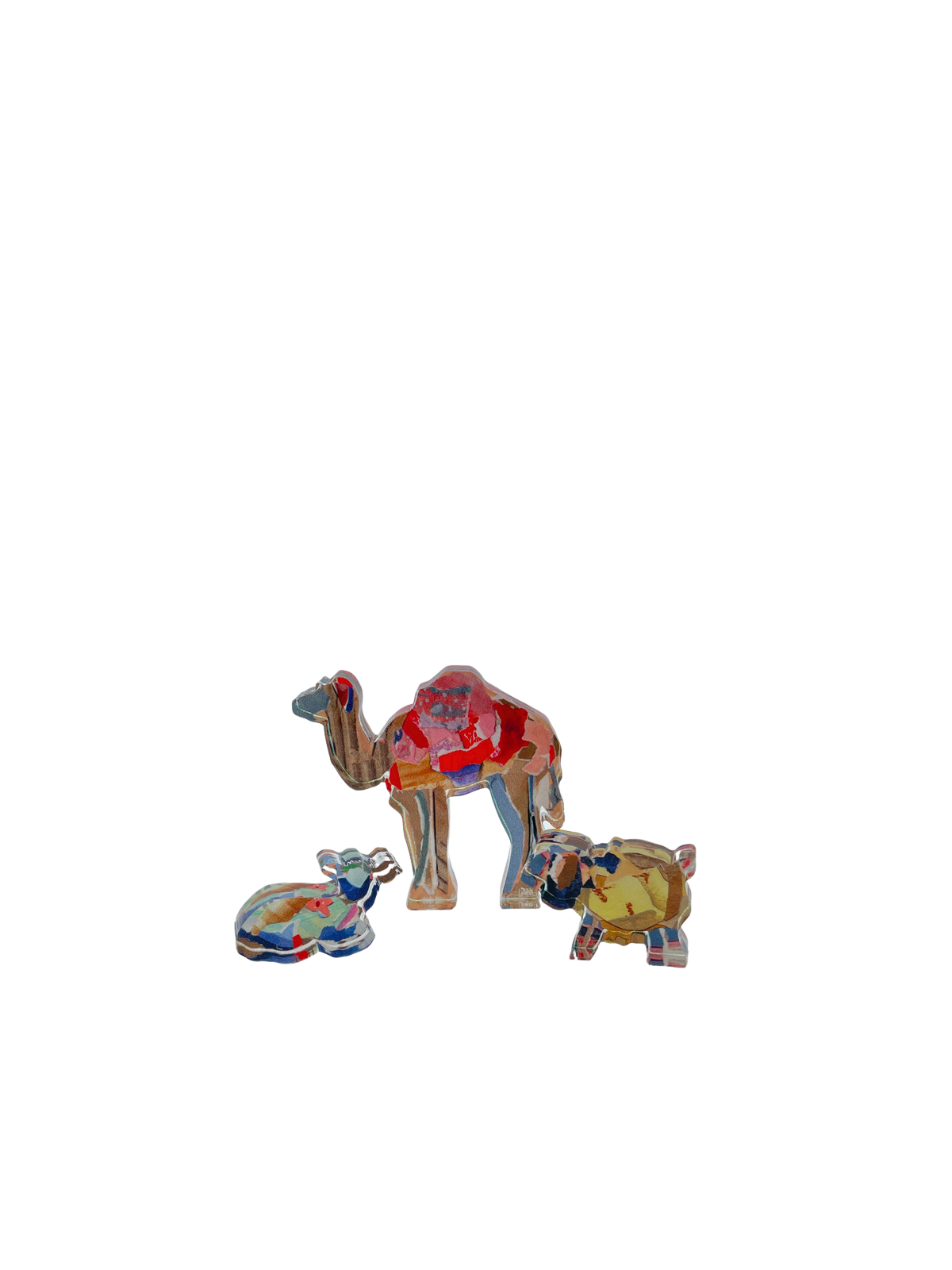 Acrylic Nativity Set Animal Add-Ons - Small