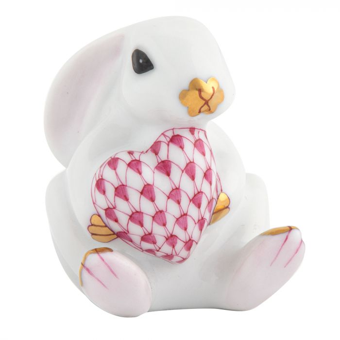 BUNNY WITH HEART - WHITE RASPBERRY