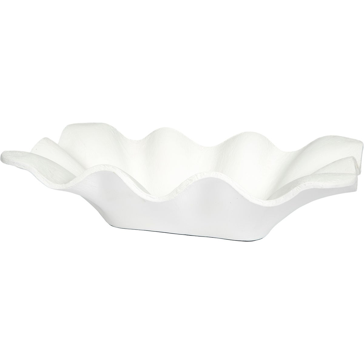 White Gesso Furman Decorative Bowl