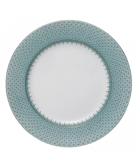 Green Lace Dinner Plate
