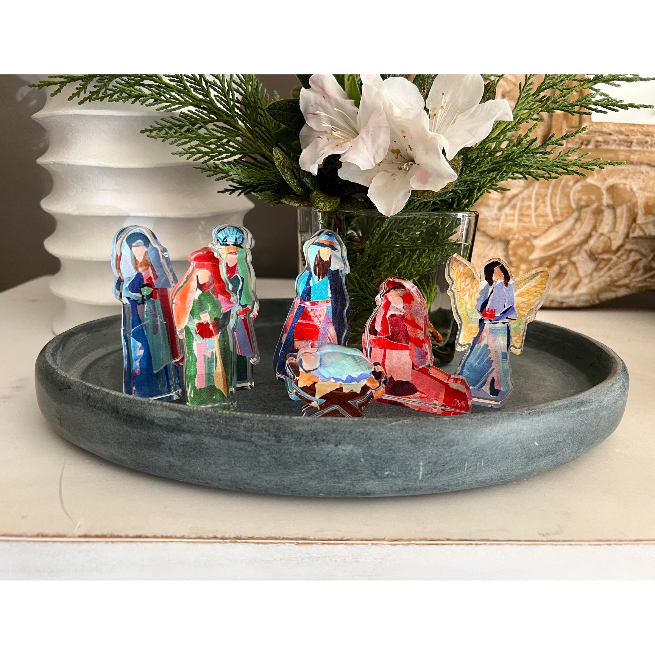 Acrylic Nativity Set - Small