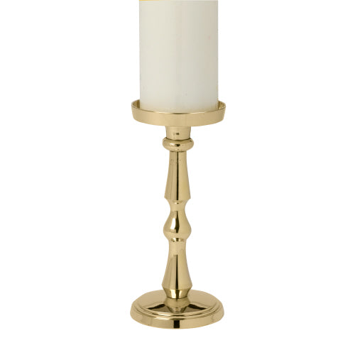 7.75" Tall Brass 3" Pillar Holder