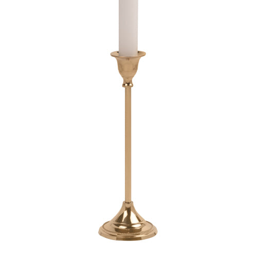 9" Tall Brass Candlestick