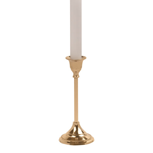 7" Tall Brass Candlestick