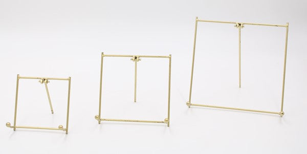7" Gold Square Easel