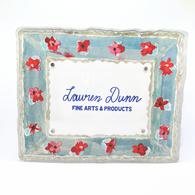 Vintage Blues Acrylic Frame