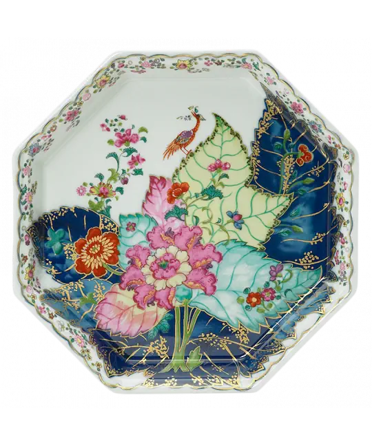 Tobacco Leaf Octagonal Tray