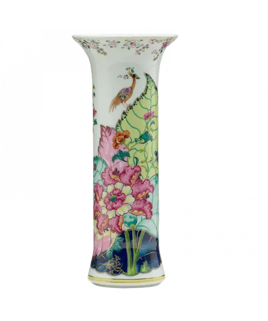 Tobacco Leaf Trumpet Vase