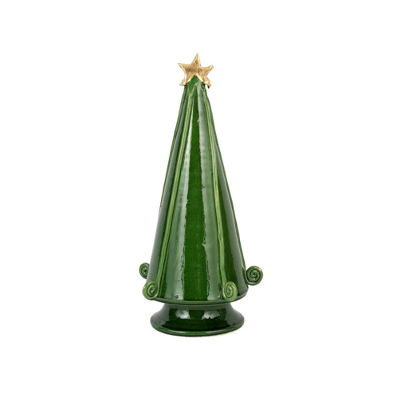 Foresta Green Medium Tree with Swirl