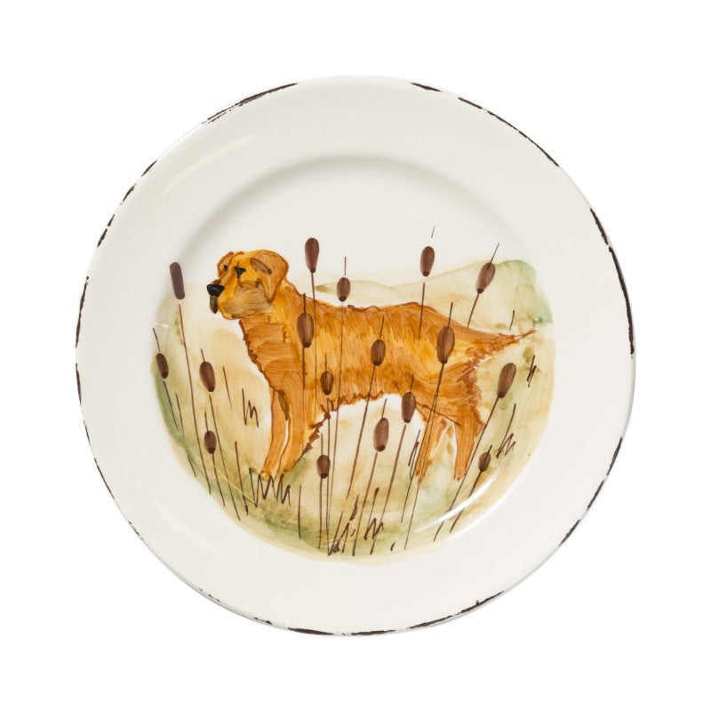 Wildlife Hunting Dog Salad Plate
