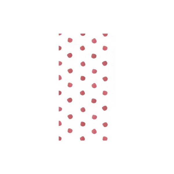 Papersoft Napkins Dot Crimson Guest Towels (Pack of 20)