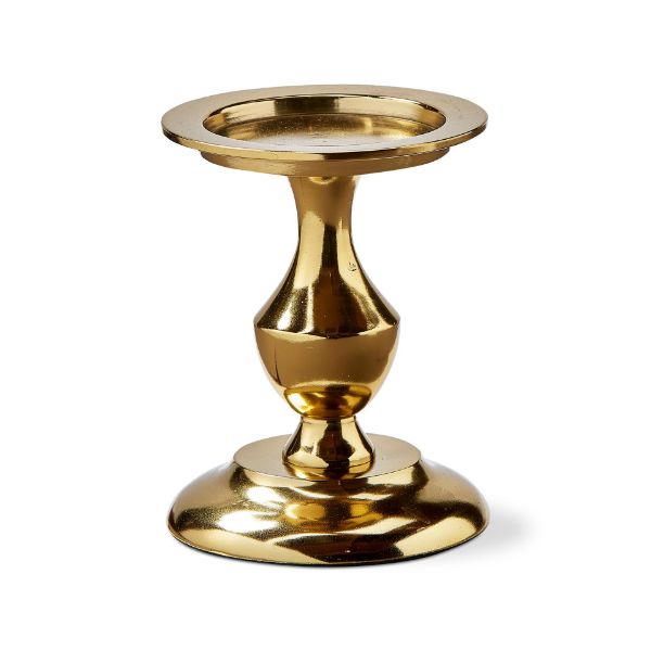 Stella Pillar Holder Small - gold