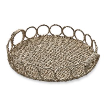 Seagrass Link Round Tray