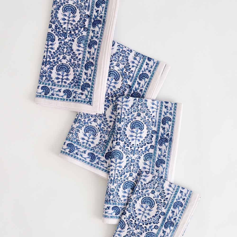 Caroline Blue Napkins - Set of 4