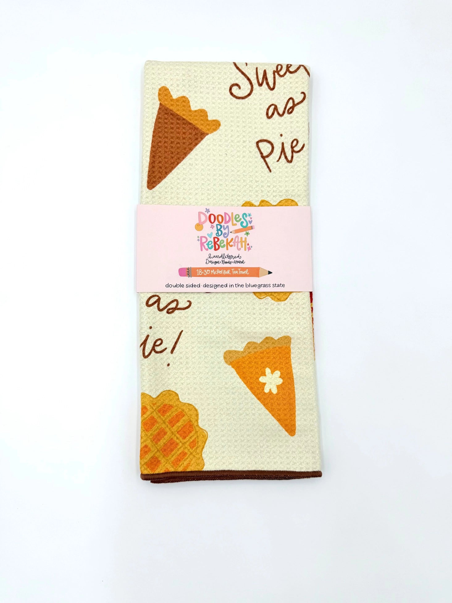 Sweet as Pie Microfiber Tea Towel