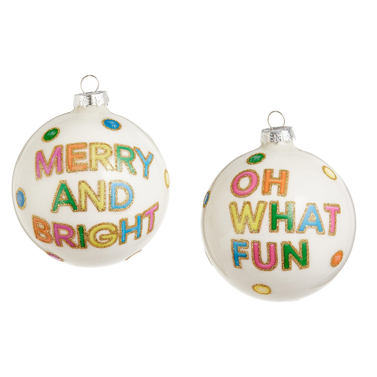 Fun Neon Ball Ornament