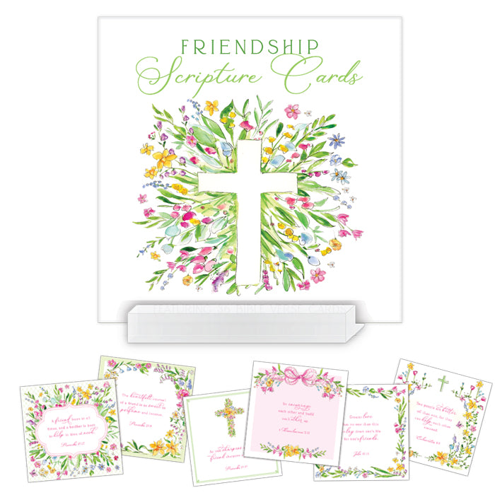 4x4 Flat Card With Acrylic Block Stand