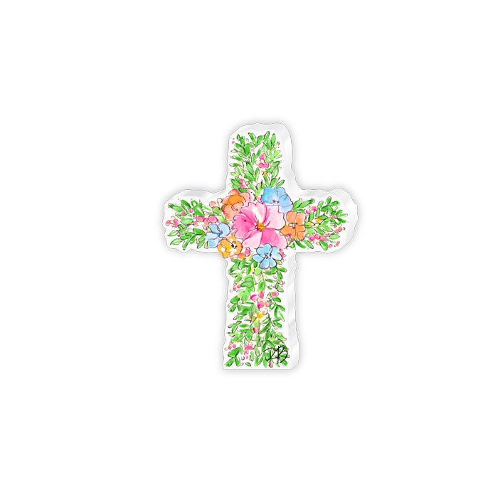 Handpainted Small Cross Acrylic Art