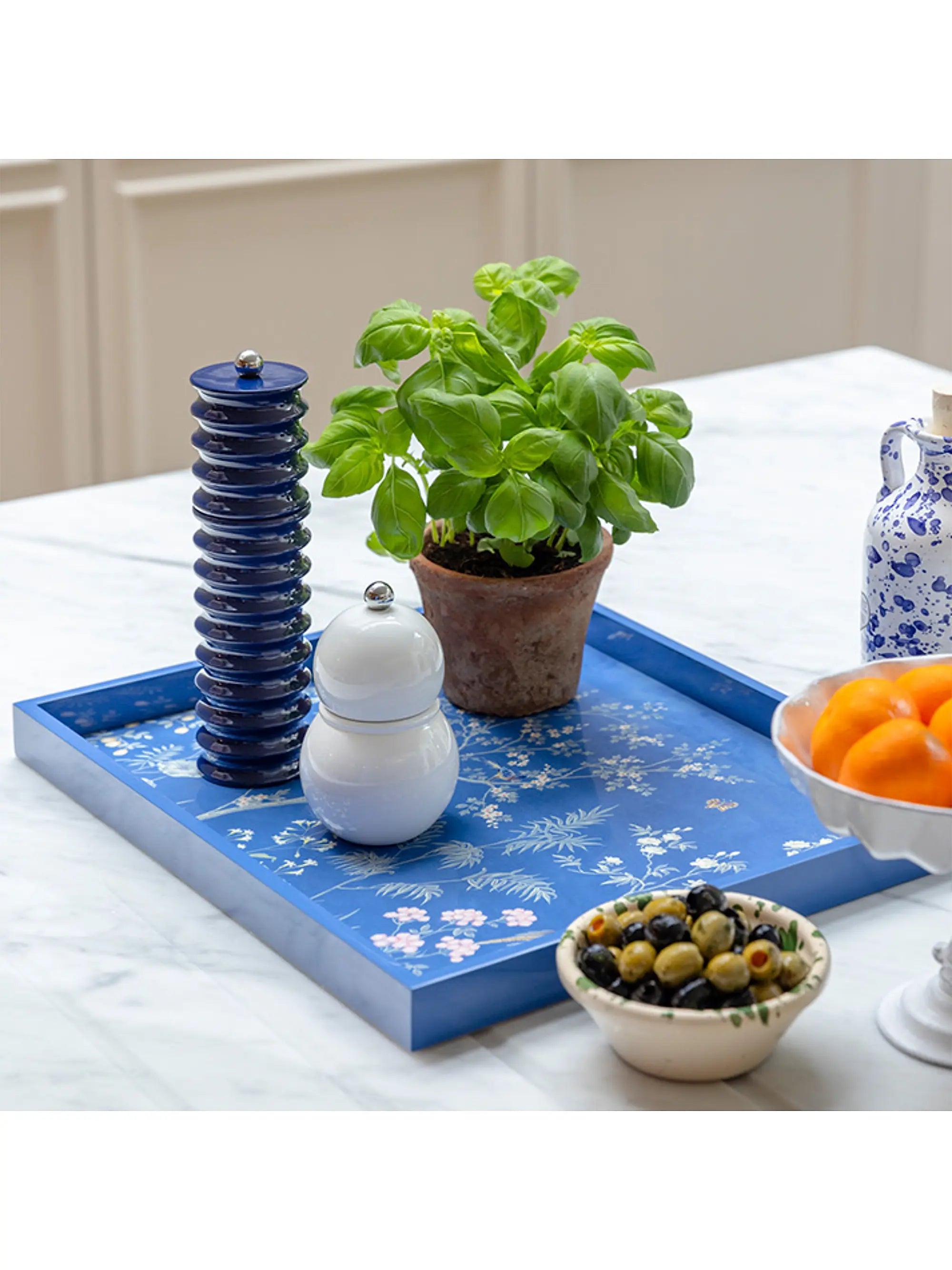 Cobalt Bobbin Salt or Pepper Mill