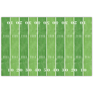 Handpainted Football Field Placemats