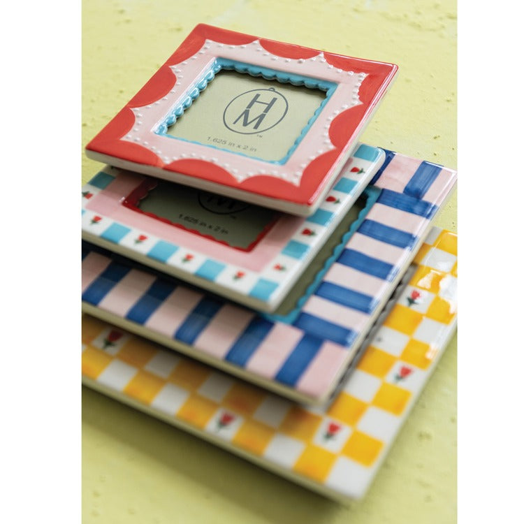 Small Square Stoneware Photo Frame