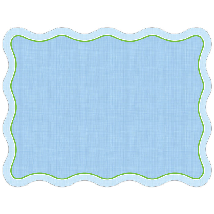 Handpainted Linen Posh Die-Cut Placemat