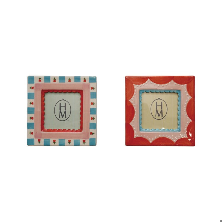 Small Square Stoneware Photo Frame