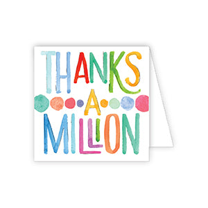 Thanks a Million Enclosure Card