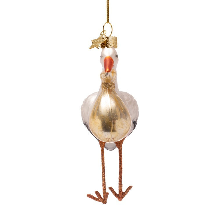 Stork with Baby Ornament