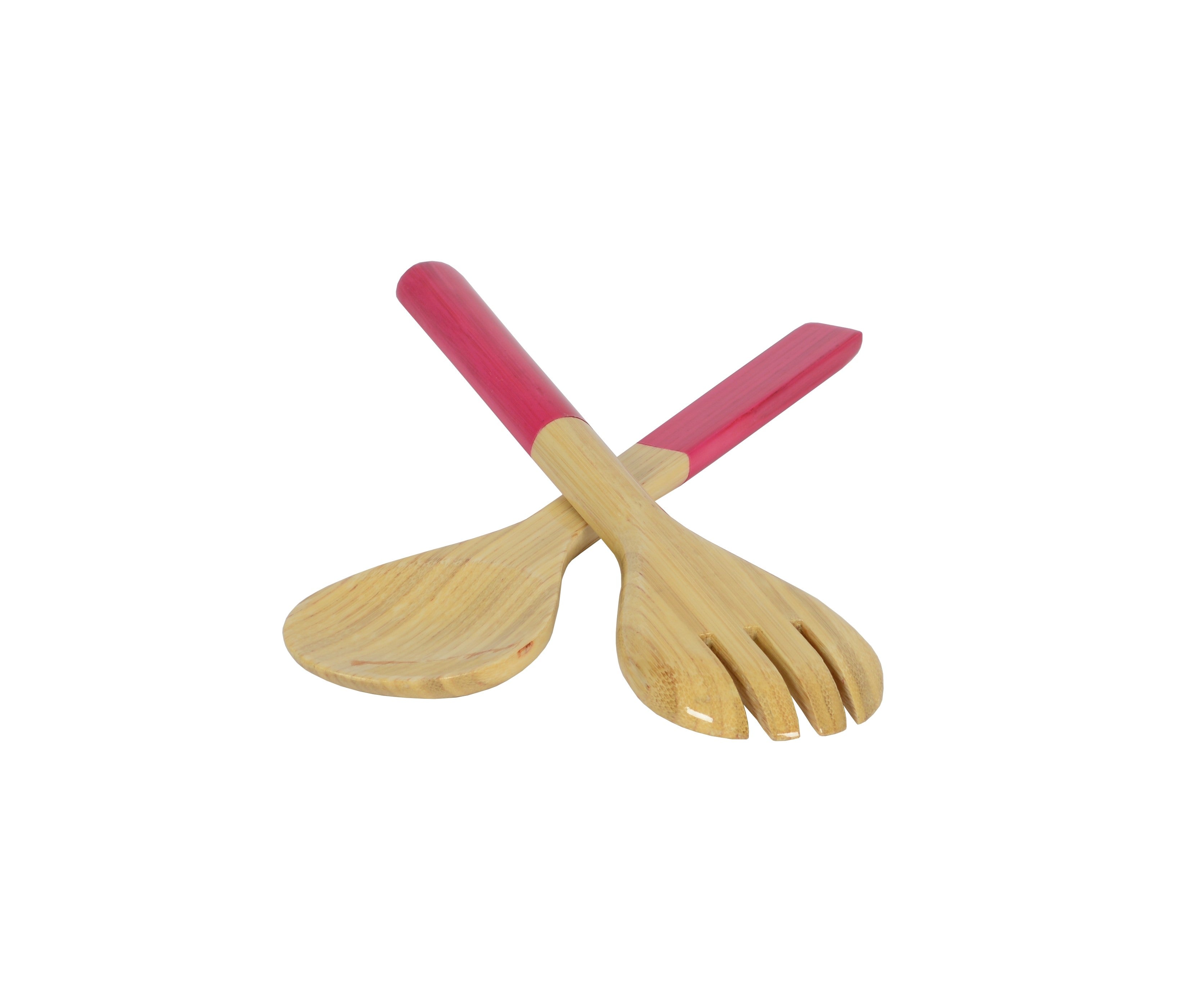 Small Bamboo Salad Servers
