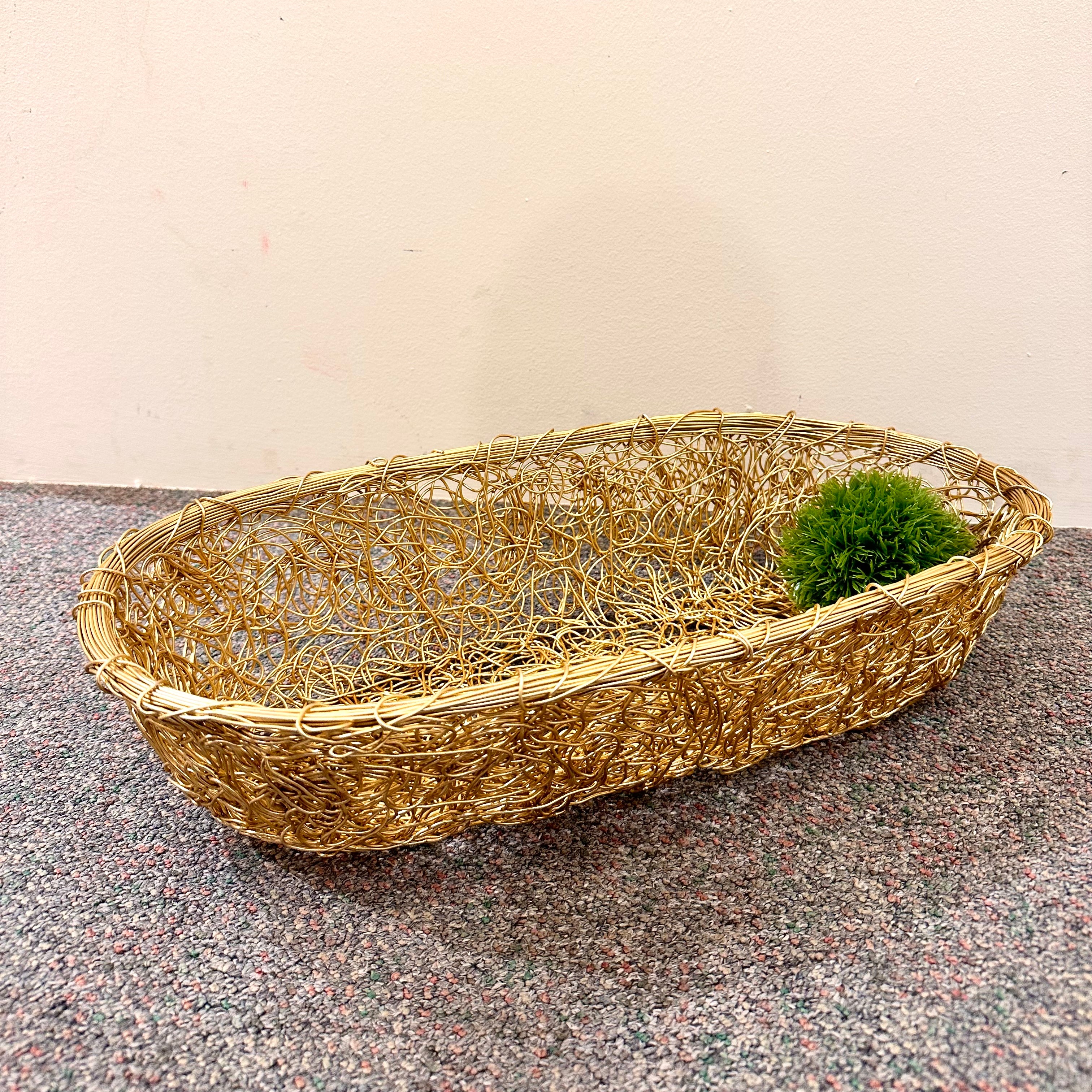Gilded Loaf Basket