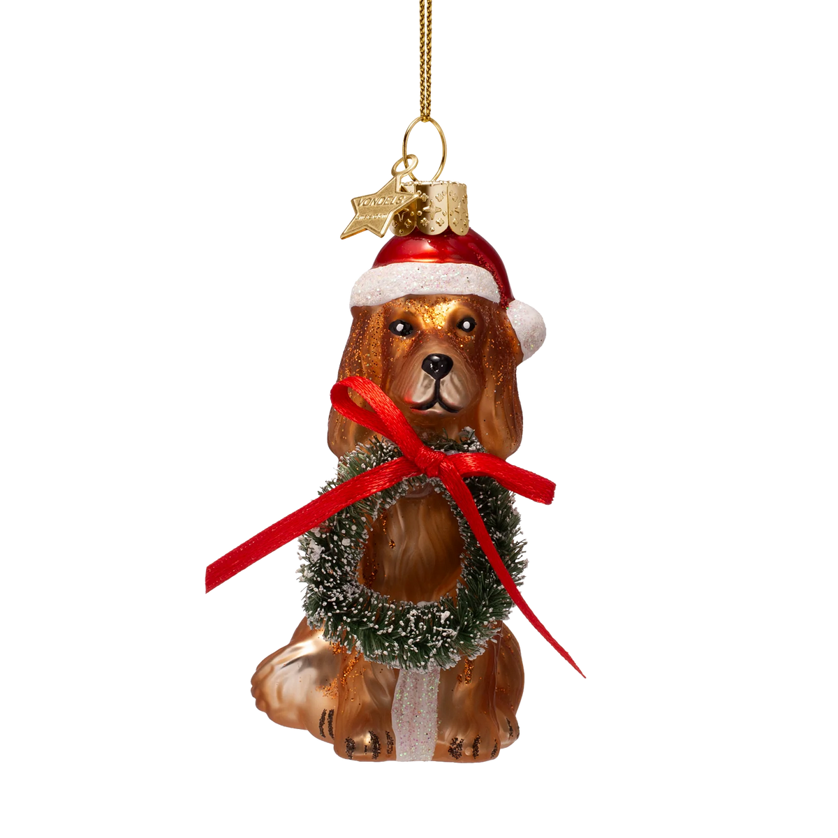 Christmas Dog Ornament