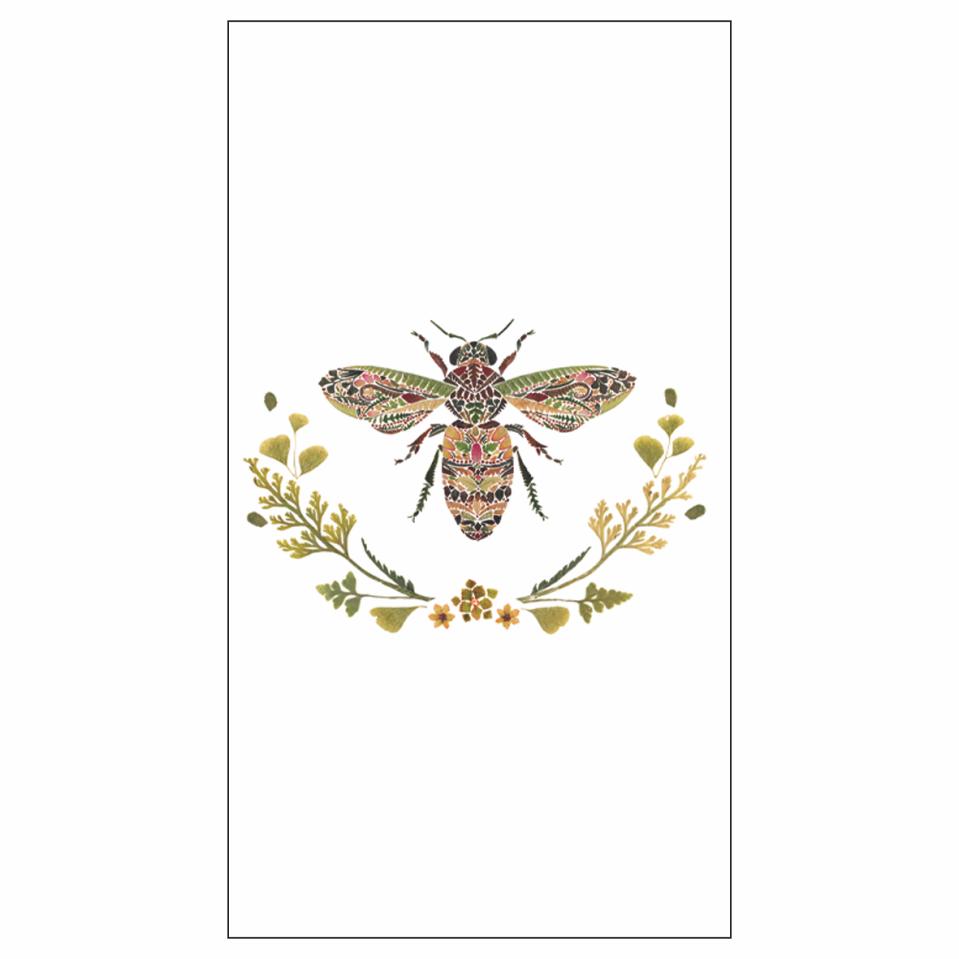 Green Bee Guest Towels