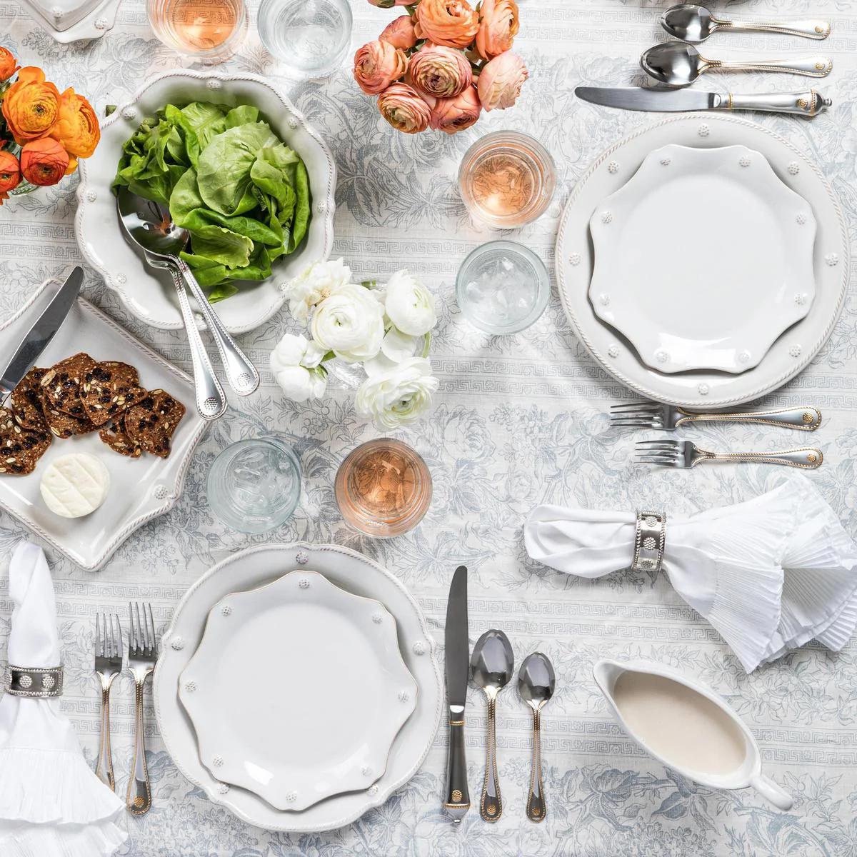 Berry & Thread Polished with Gold Accents Flatware - 5 pc