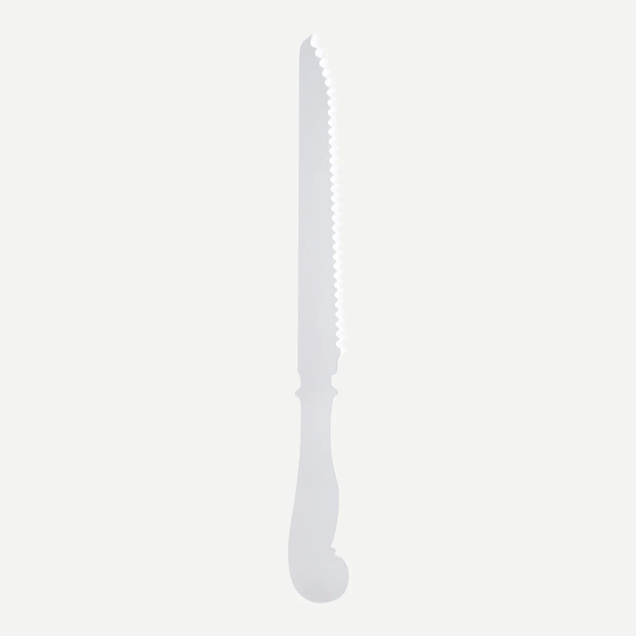 Honorine Bread Knife, White