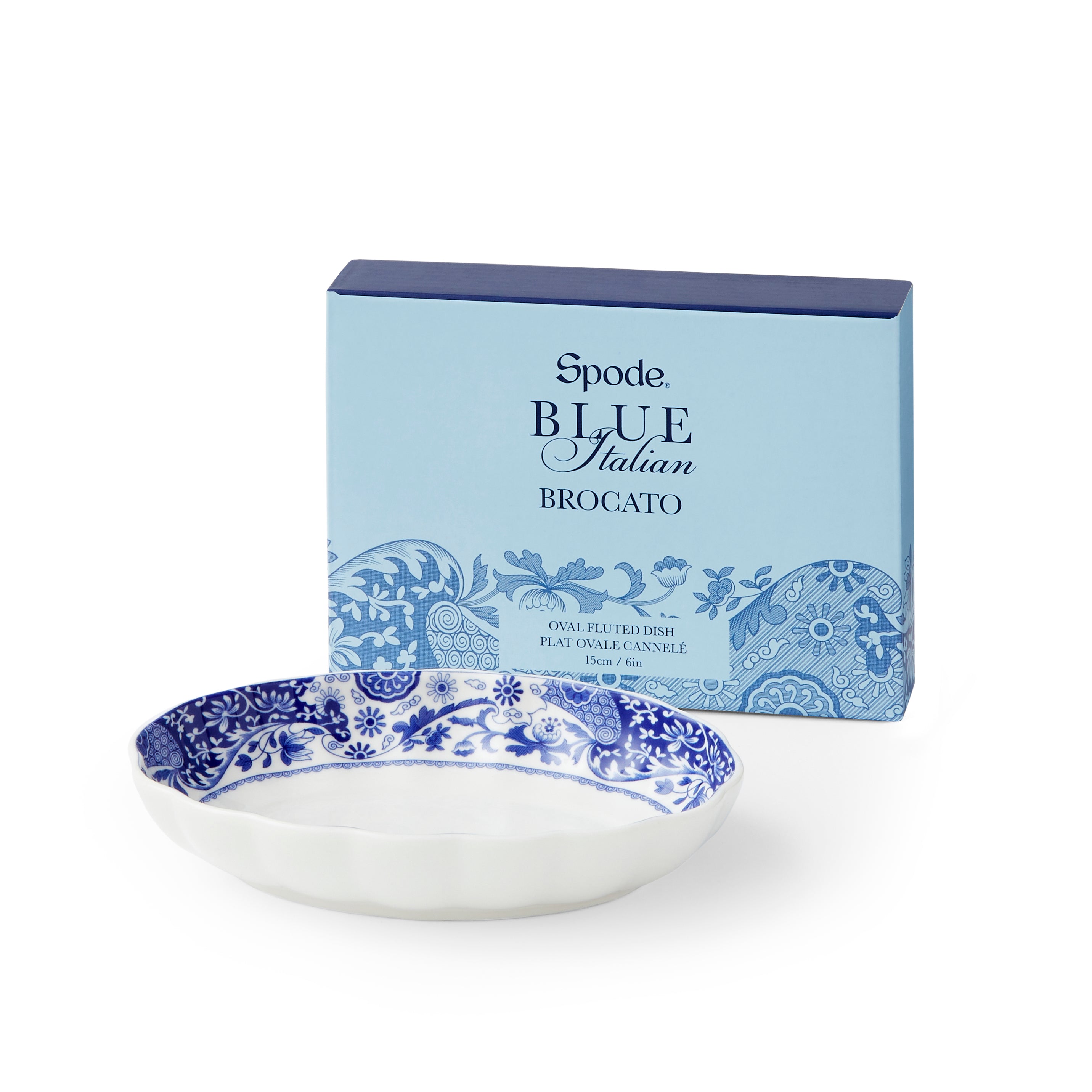 Brocato Oval Fluted Dish