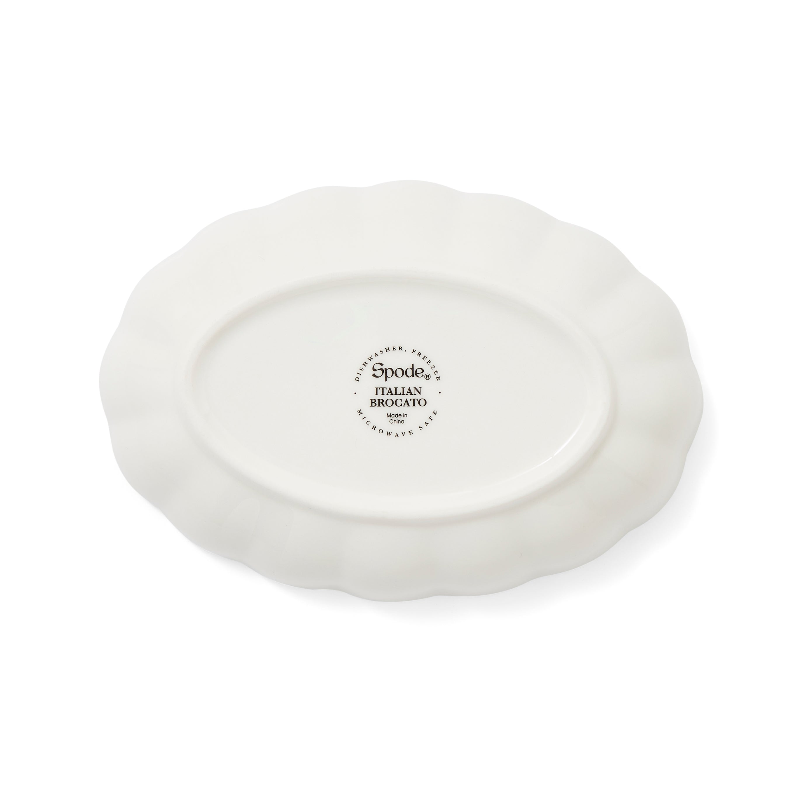 Brocato Oval Fluted Dish