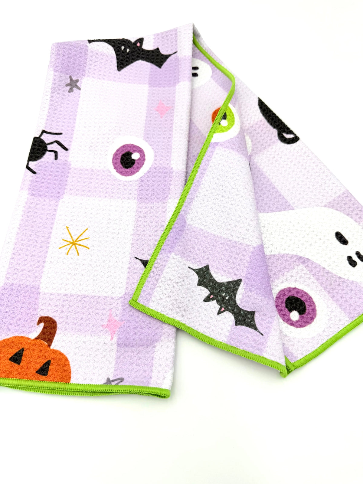 Halloween Icons Microfiber Tea Towel
