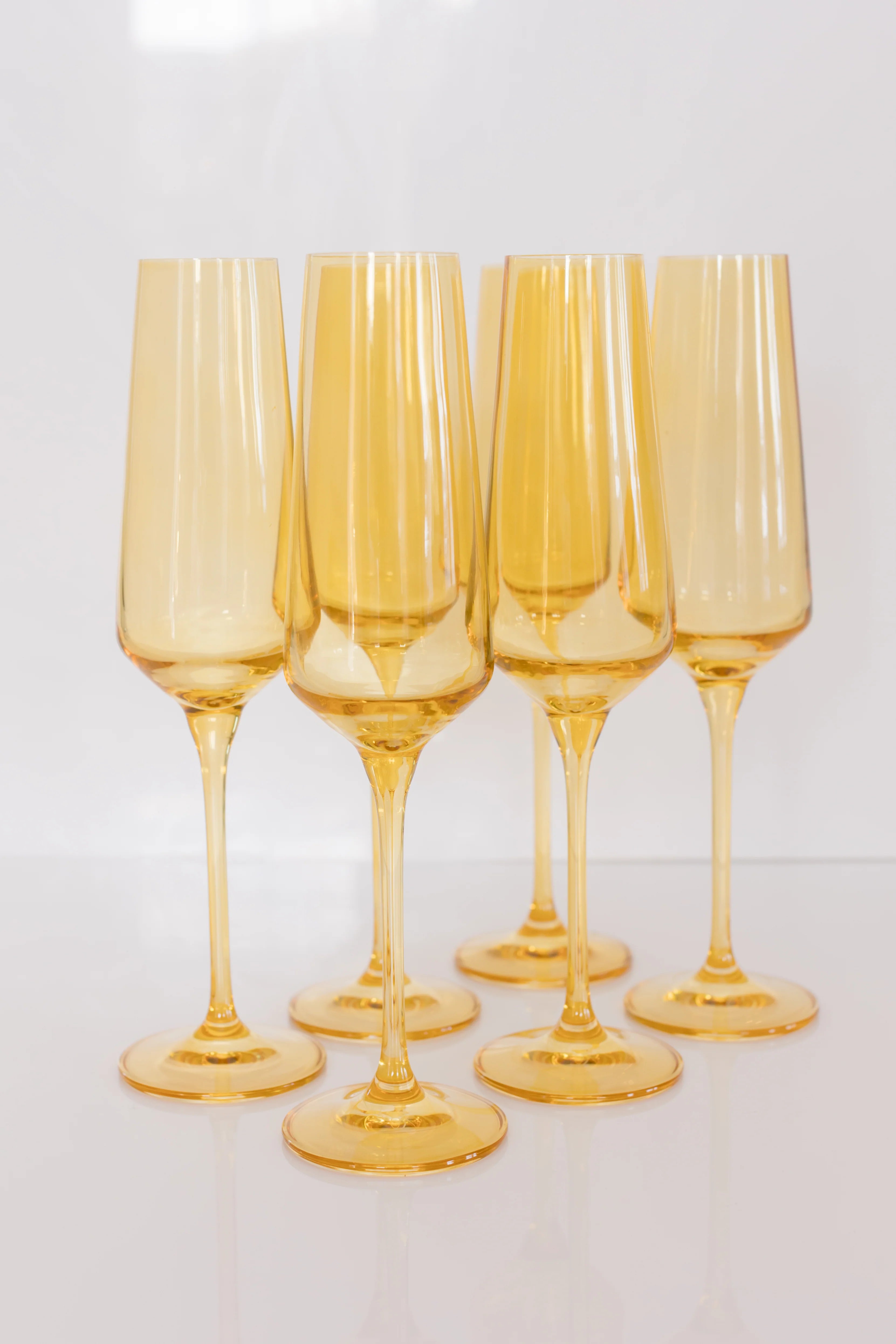 Estelle Champagne Flute - Bundle - Yellow