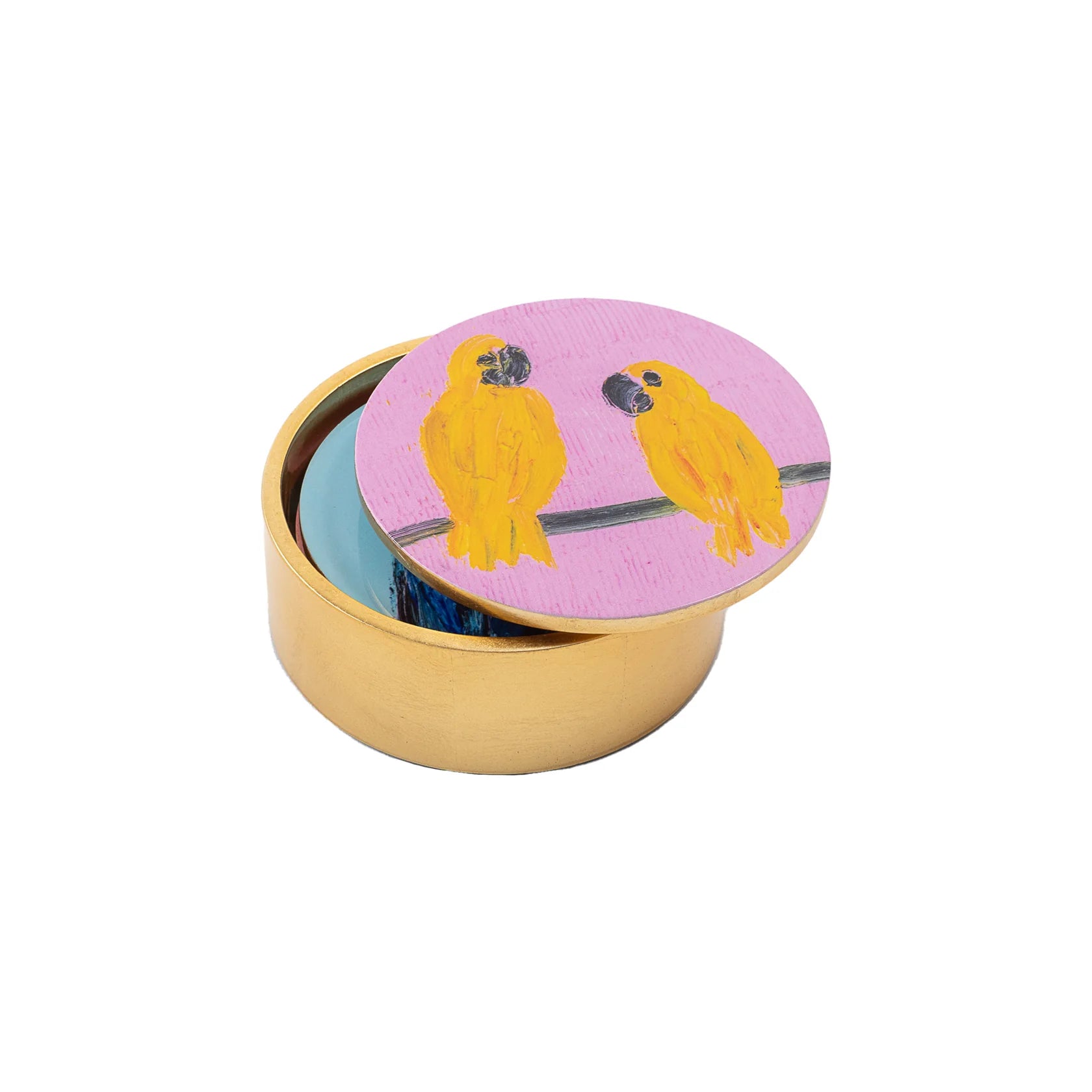 Coaster Box with 4 Coasters