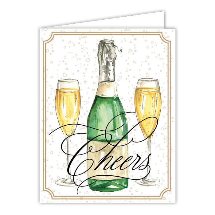 Handpainted Congratulations Greeting Card