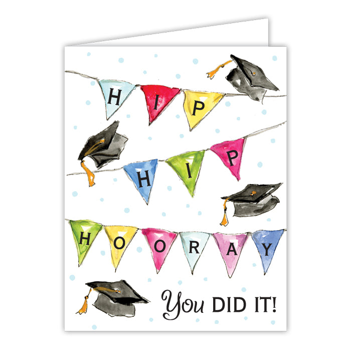 Handpainted Graduation Greeting Card