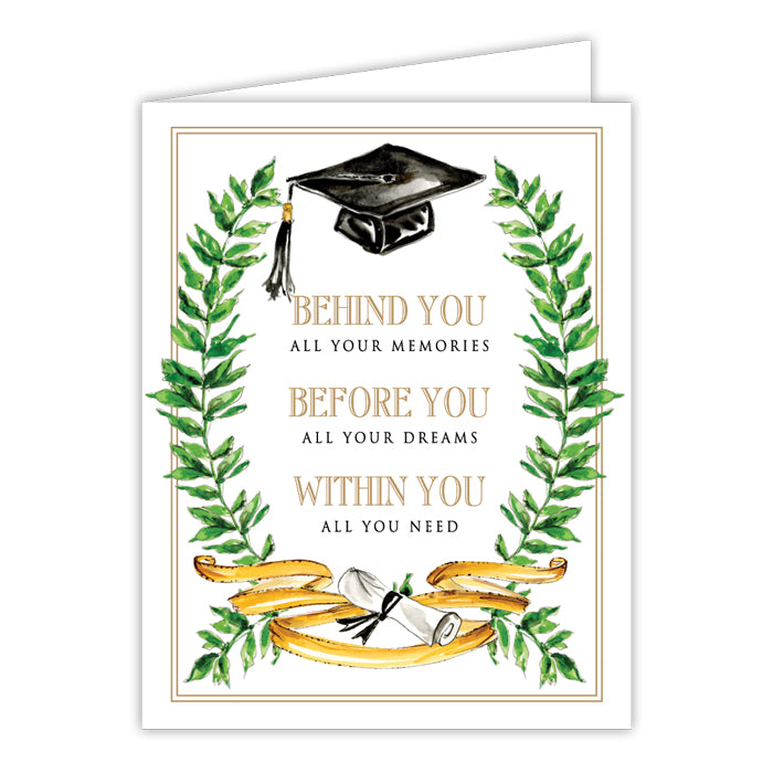 Handpainted Graduation Greeting Card