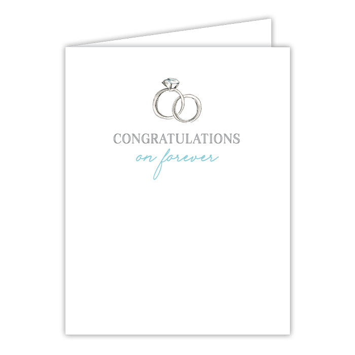 Handpainted Wedding Greeting Card