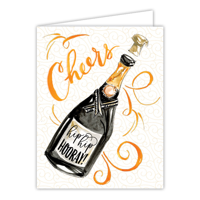 Handpainted Congratulations Greeting Card