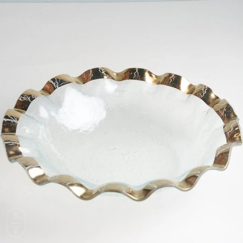 Ruffle Large Salad Bowl