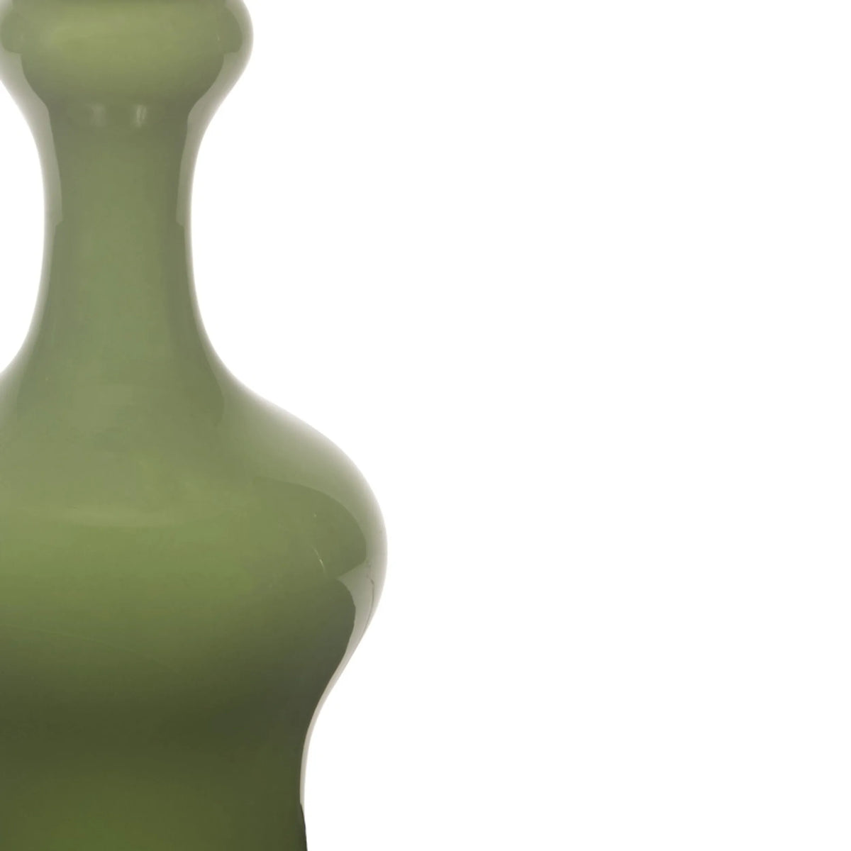 Theo Classic Garden Green Ceramic Table Lamp with Grasscloth Shade